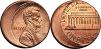 USA 1 Cent “Lincoln Cent” error - struck off center -