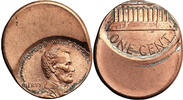 USA 1 Cent “Lincoln Cent” error - struck off center -