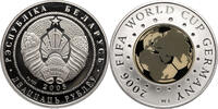 Belarus 20 Roubles 2005 FIFA World Cup PP