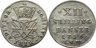Denmark 12 Skilling Fryderik IV 1699-1730 -