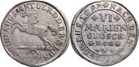 Braunschweig-Wolfenbüttel 1/6 Taler (6 Mariengroschen Rudolf August and Anton Ulrich -