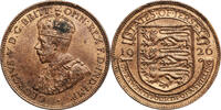 Jersey 1/24 Shilling 1926 George V Fast St