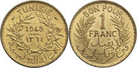 Tunisia 1 Franc French Protectorate -