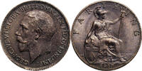 Great Britain Farthing 1917 George V vz/st
