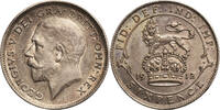Great Britain 6 Pence 1912 George V VZ