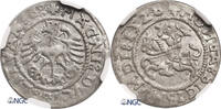 Poland / Lithuania Polgrosz (1/2 Groschen) top grade NGC, only 1 pcs. -