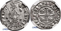 Crusaders, Lusignan Kingdom of Cyprus Gros grand Henry II (1285–1324 AD) -
