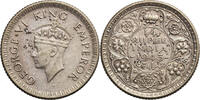 India British 1/4 Rupee George VI - edge reeded -