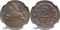 Lithuania 2 Centai -