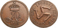 Isle of Man 1/2 Penny James Murray - Duke of Atholl -