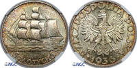 Poland 5 Zlotych Sailing Boat -