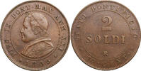 Papal States, (Vatican) 2 Soldi Pius IX -