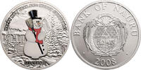 Nauru 10 Dollars Snowman -