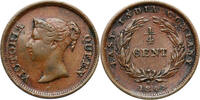Straits Settlements 1/4 Cent Victoria -