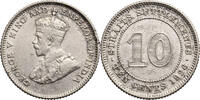 Malaya, Straits Settlements 10 Cents George V -