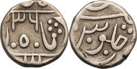 India - Partabgarh AR 1/2 Rupee Dulep Singh 1825-1864 -