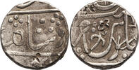 India - Maratha Confederacy AR Chandori Rupee i.n.o. Shah Alam II 1759-1806 AD -