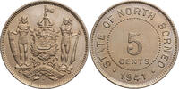 British North Borneo 5 Cents -