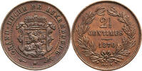 Luxembourg 2 1/2 Centimes William III -