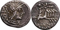 The Roman Republic AR Denarius M. Porcius Laeca -