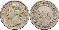 Malaya, Straits Settlements 20 Cents Queen Victoria -