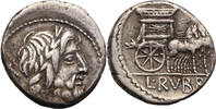 The Roman Republic AR Denarius L. Rubrius Dossenus -