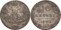 Poland - Russian occupation 10 Groszy Nicholas I 1825-1855 -