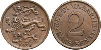 Estonia, Republic 1918-1941 2 Senti -