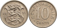 Estonia, Republic 1918-1941 10 Senti -