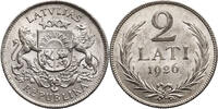 Latvia, First Republic 1918-1938 2 Lati -