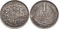 Latvia, First Republic 1918-1938 1 Lati -