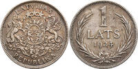 Latvia, First Republic 1918-1938 1 Lati -