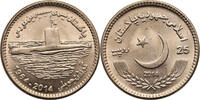 Pakistan, Islamic Republic 25 Paisa Submarine -