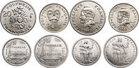 French Polynesia 1, 2, 10, 20 Francs 3 pcs. -