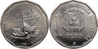 Dominican Republic 1 Peso 500th Anniversary - Discovery -