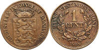 Danish West Indies 1 Cent Christian IX -