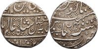 French India AR Rupee Shah Alam II / Arcot mint -