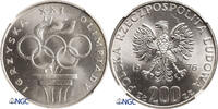 Poland 200 Zlotych XXI Olimpics, Montreal -