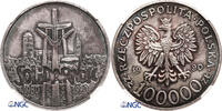 Poland 100000 Zlotych Solidarity - var. A -