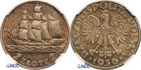 Poland 2 Zlote Sailing Ship -