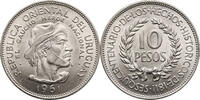 Uruguay 10 Pesos sesquicentennial of against Spain -