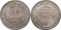 Brazil, Joao, Prince Regent 960 Reis Overstruck -