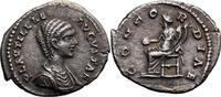 Roman Empire. Plautilla 202-205 AD AR Denarius Laodicea ad Mare mint -
