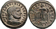 Roman Empire. Maximianus AE Follis Thessalonica -