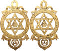 Great Britain, London Masonic lodge medal badge Si Talia Jungere Possis Sit Tibi Scire Satis -