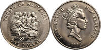 New Zealand 1 Dollar Treaty of Waitangi -