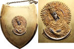 Poland / Warszawa Plaque / guttergraph Our Lady of the Dawn Gate -
