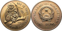 Vietnam, socialist republic 10 Dong Crested Gibbons -