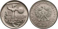 Poland, Peoples Republic 10 Zlotych VII century Warsaw - Proba -