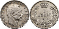 Serbia, Peter I 1 Dinar -